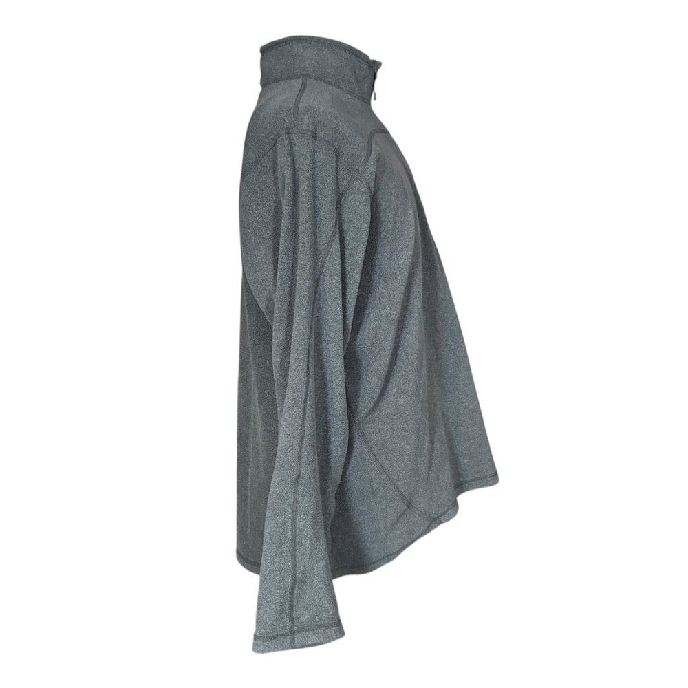 The North Face Men's Gray 1/4 Zip Fleece Pullover Sweatshirt Large - Picture 6 of 7